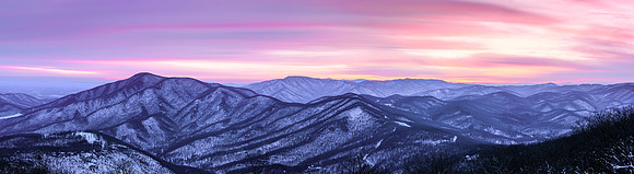 Devils Knob Overlook Panorama