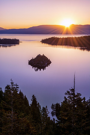 Lake Tahoe's Inspiration Point Sunrise