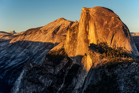Alpenglow on Half Dome