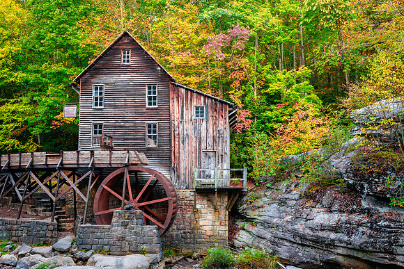 The Glade Creek Grist Mill