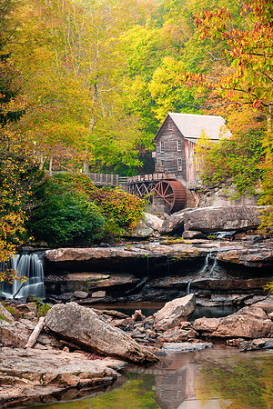 Fall at the Glade Creek Grist Mill
