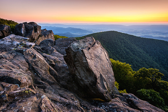 Hawksbill Mountain Sunset