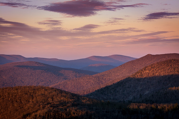 Sunset from Little Stony Man