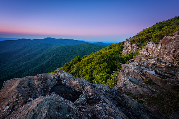 Sunset at Hawkbill Mountain