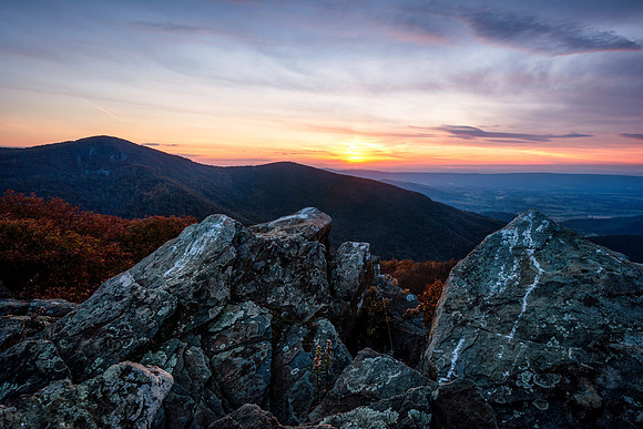 Sunset at Betty's Rock